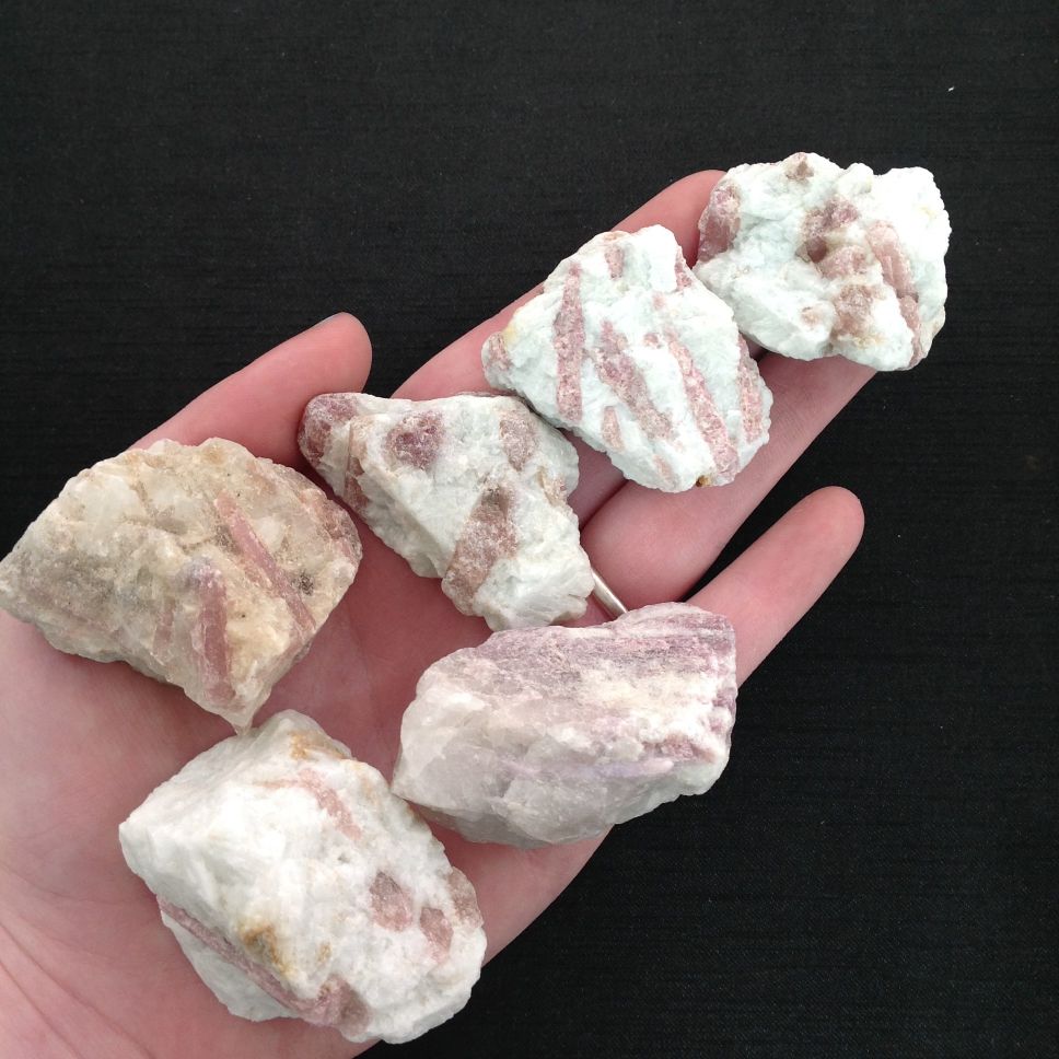 Rough - Pink Tourmaline 250gms Rough - Pink Tourmaline 250gms